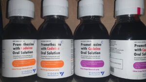 Pharma grade Lean Codeine with Promethazine Bottle