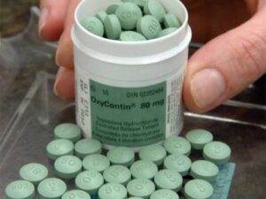 Loose Green OXY 80mg Tablets