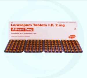 Ativan Lorazepam 2mg (Pfizer)